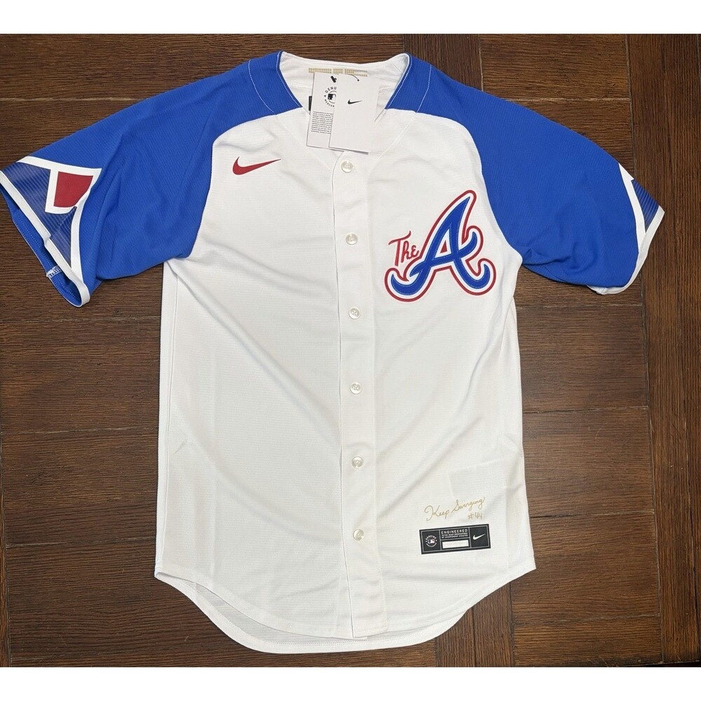 NWT Atlanta Braves City Connect Authentic Nike Baseball Jersey Size L NWT